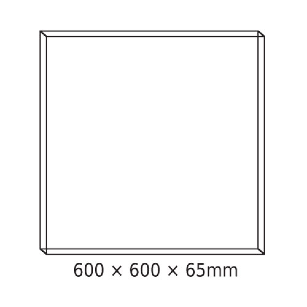 Πλαίσιο Για LED Panel Οροφής 60x60x6,5cm Από Φύλλο Αλουμινίου - ACA