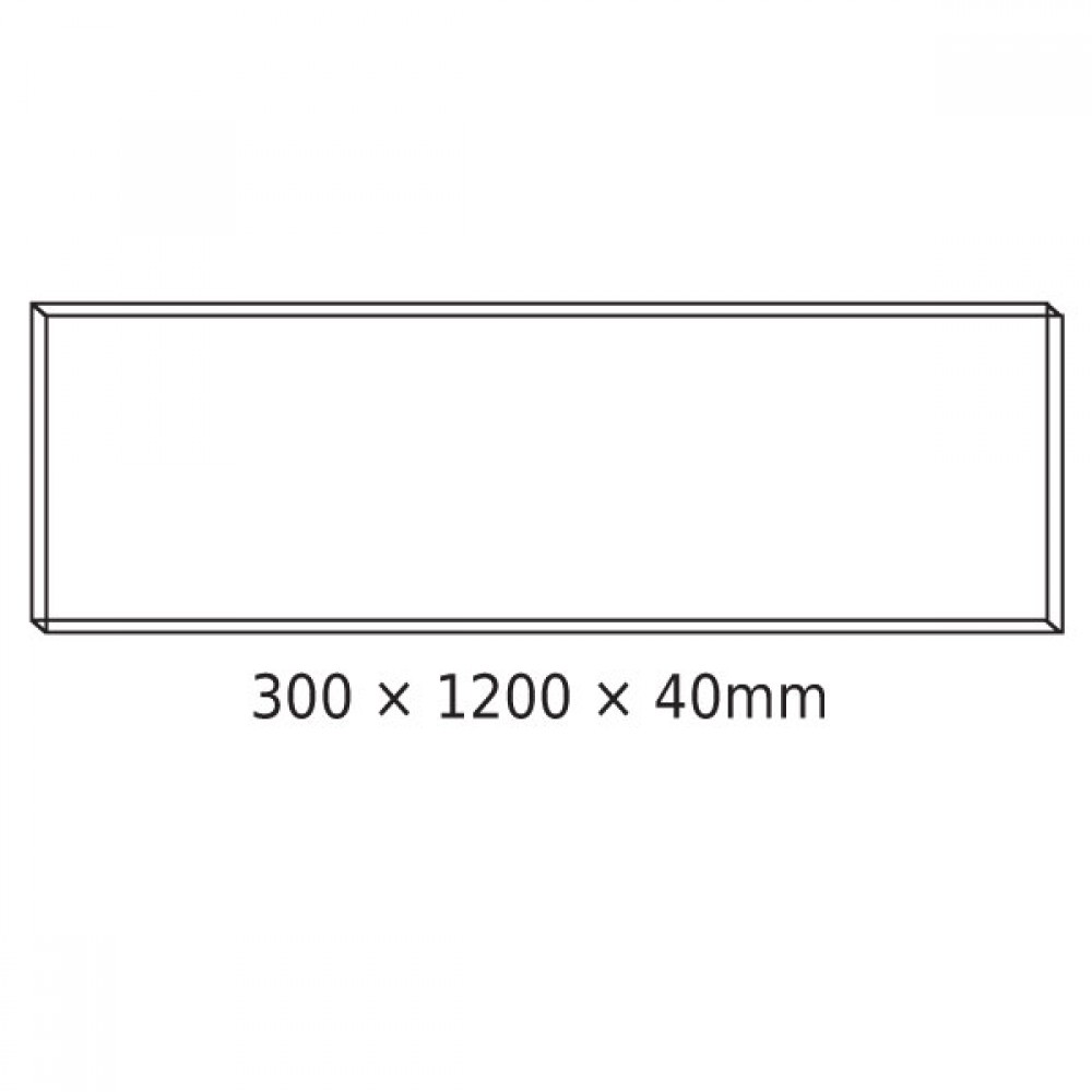 Πλαίσιο Για LED Panel Οροφής 30x120x4cm Από Φύλλο Αλουμινίου Χωρίς Βίδες - ACA