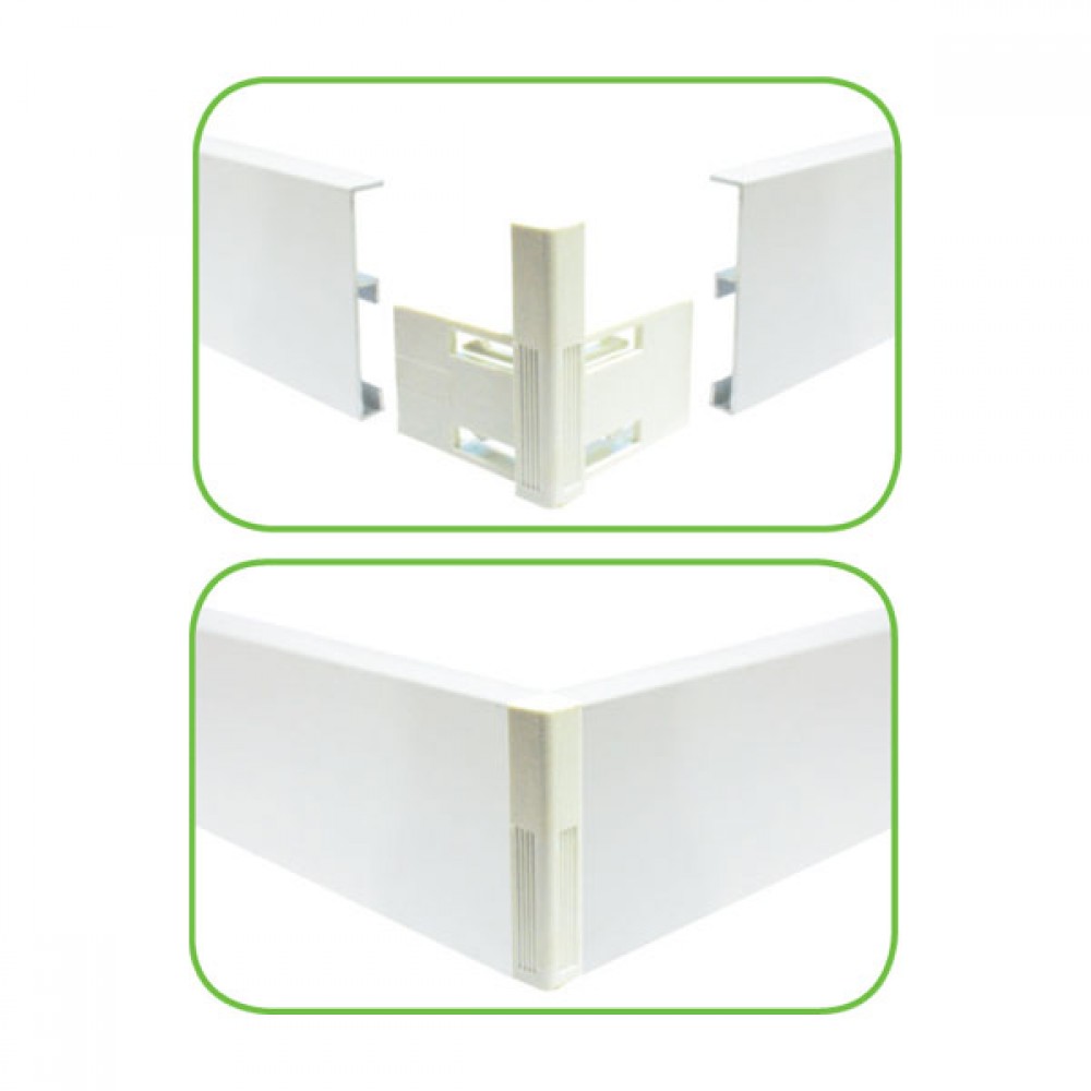 Πλαίσιο Για LED Panel Οροφής 30x120x4cm Από Φύλλο Αλουμινίου Χωρίς Βίδες - ACA