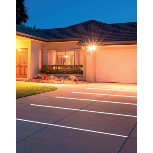 2 Μέτρα Προφίλ Αλουμινίου Με Οπάλ Κάλυμμα Ενδοδαπέδιο AVAH P132U - ACA