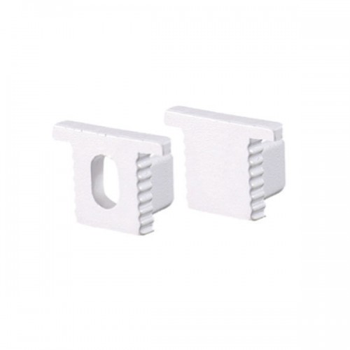 Σετ Πλαστικές Τάπες 2τεμ. με & Χωρίς Τρύπα EP189 Για Προφίλ Αλουμινίου - ACA