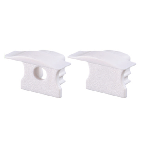 Σετ Πλαστικές Τάπες 2τεμ. με & Χωρίς Τρύπα EP115 Για Προφίλ Αλουμινίου - ACA