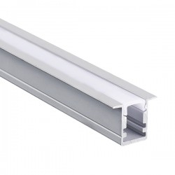 2 Μέτρα Προφίλ Αλουμινίου Με Οπάλ Κάλυμμα Χωνευτό LESTE P160 - ACA