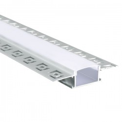 2 ΜΕΤΡΑ ΠΡΟΦΙΛ ΑΛΟΥΜΙΝΙΟΥ LOND P125 ΜΕ ΟΠΑΛ PC ΚΑΛΛΥΜΑ 2m/pc - ACA