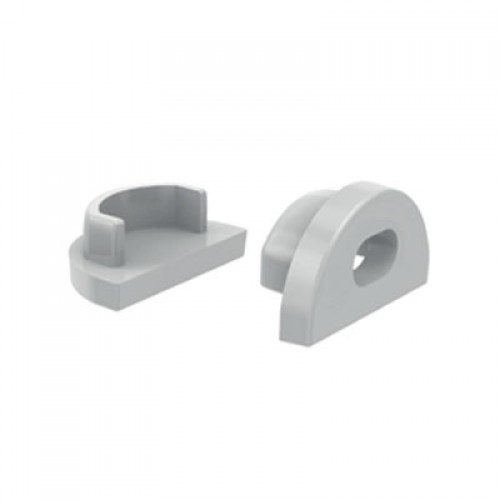 Σετ Πλαστικές Τάπες Με & Χωρίς Τρύπα EP172 Για Προφίλ Αλουμινίου - 2τμχ - ACA