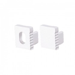 Σετ Πλαστικές Τάπες Με & Χωρίς Τρύπα EP178 Για Προφίλ Αλουμινίου - 2τμχ - ACA