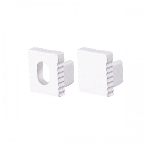 Σετ Πλαστικές Τάπες Με & Χωρίς Τρύπα EP178 Για Προφίλ Αλουμινίου - 2τμχ - ACA