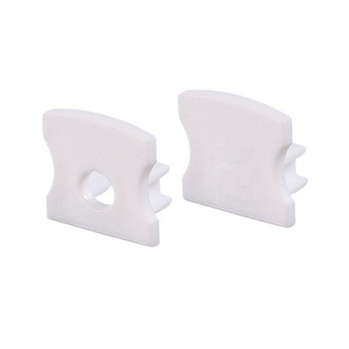 Σετ Πλαστικές Τάπες Με & Χωρίς Τρύπα EP113 Για Προφίλ Αλουμινίου - 2τμχ - ACA