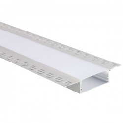 2 Μέτρα Προφίλ Αλουμινίου Με Οπάλ Κάλυμμα Χωνευτό Trimless TEXA P234 - ACA