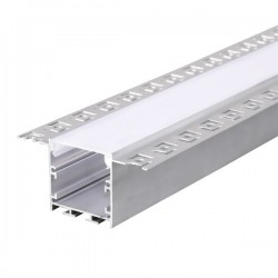 2 Μέτρα Προφίλ Αλουμινίου Με Οπάλ Κάλυμμα Χωνευτό Trimless WINT P235 - ACA