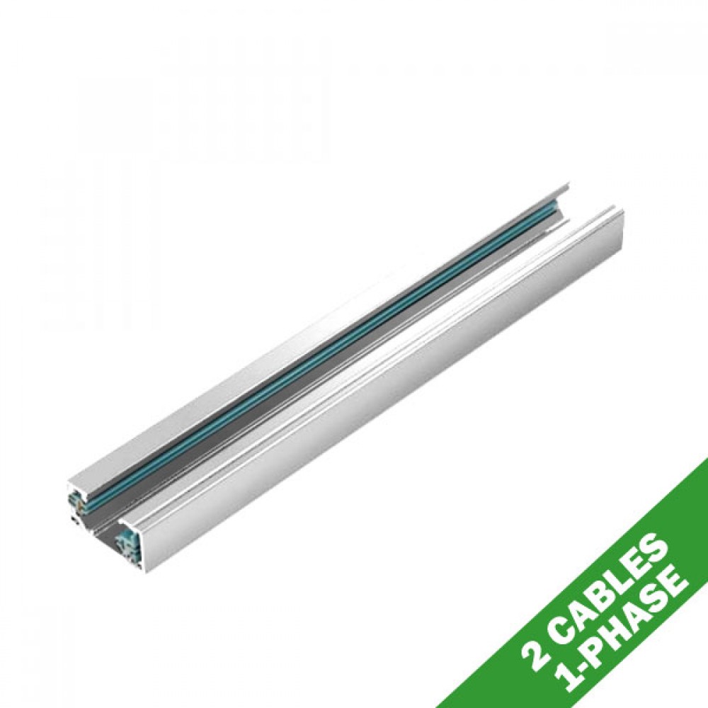 Μονοφασική Ράγα Φωτισμού 2 Μέτρα Σε Λευκό Μαύρο ή Γκρι ACA