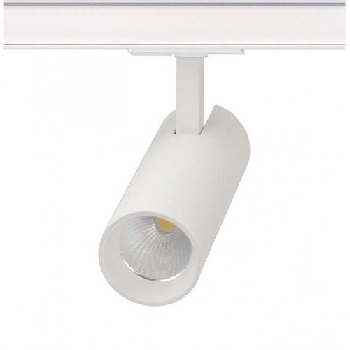LED Φωτιστικό Ράγας Μονοφασικό 2 Καλωδίων Λευκό 10W 4000K 1-PHASE 36° 1050LM 230V - ACA