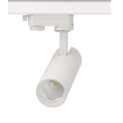 LED Φωτιστικό Ράγας Τριφασικό 4 Καλωδίων Λευκό 10W 4000K 3-PHASE 36° 1050LM 230V - ACA