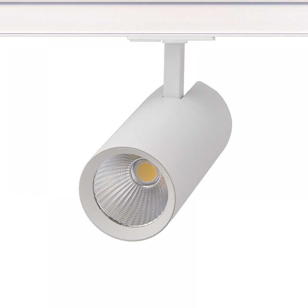 LED Φωτιστικό Ράγας Μονοφασικό 2 Καλωδίων Λευκό 27W 4000K 1-PHASE 36° 3150LM 230V - ACA