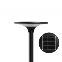 Φωτιστικό αστικού με Φ/Β πάνελ 20W DIP-SWITCH CCT 3000K-4000K 2100LM RA80 IP65 - ACA