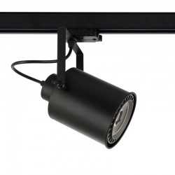Φωτιστικό Σποτ Ράγας Τριφασικό 4 Καλωδίων 1xE27 PAR30 Μαύρο No13 - ACA