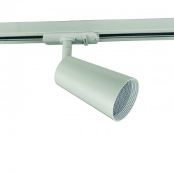 Φωτιστικό Σποτ Ράγας Μονοφασικό 2 Καλωδίων GU10 3C WHITE No56 WITH HONEY COMB - ACA