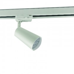 Φωτιστικό Σποτ Ράγας Τριφασικό 4 Καλωδίων GU10 4C WHITE No56 WITH HONEY COMB - ACA