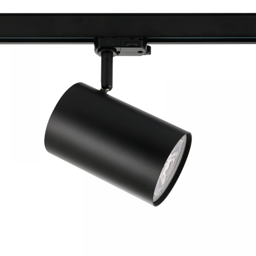Φωτιστικό Σποτ Ράγας Τριφασικό 4 Καλωδίων 1xE27 PAR30 Μαύρο No68 - ACA