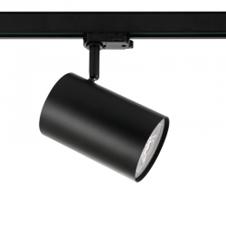 Φωτιστικό Σποτ Ράγας Τριφασικό 4 Καλωδίων 1xE27 PAR30 Μαύρο No68 - ACA