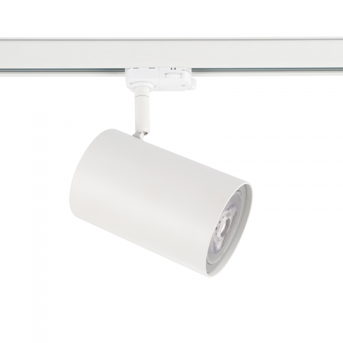 Φωτιστικό Σποτ Ράγας Τριφασικό 4 Καλωδίων 1xE27 PAR30 Λευκό No68 - ACA