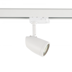 Φωτιστικό Σποτ Ράγας Τριφασικό 4 Καλωδίων GU10 4C WHITE No75 - ACA