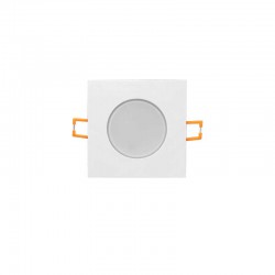 LED Χωνευτό Φωτιστικό Σποτ Λευκό Τετράγωνο Αδιάβροχο 5W 230V 120° IP65 4000K VERA ACA