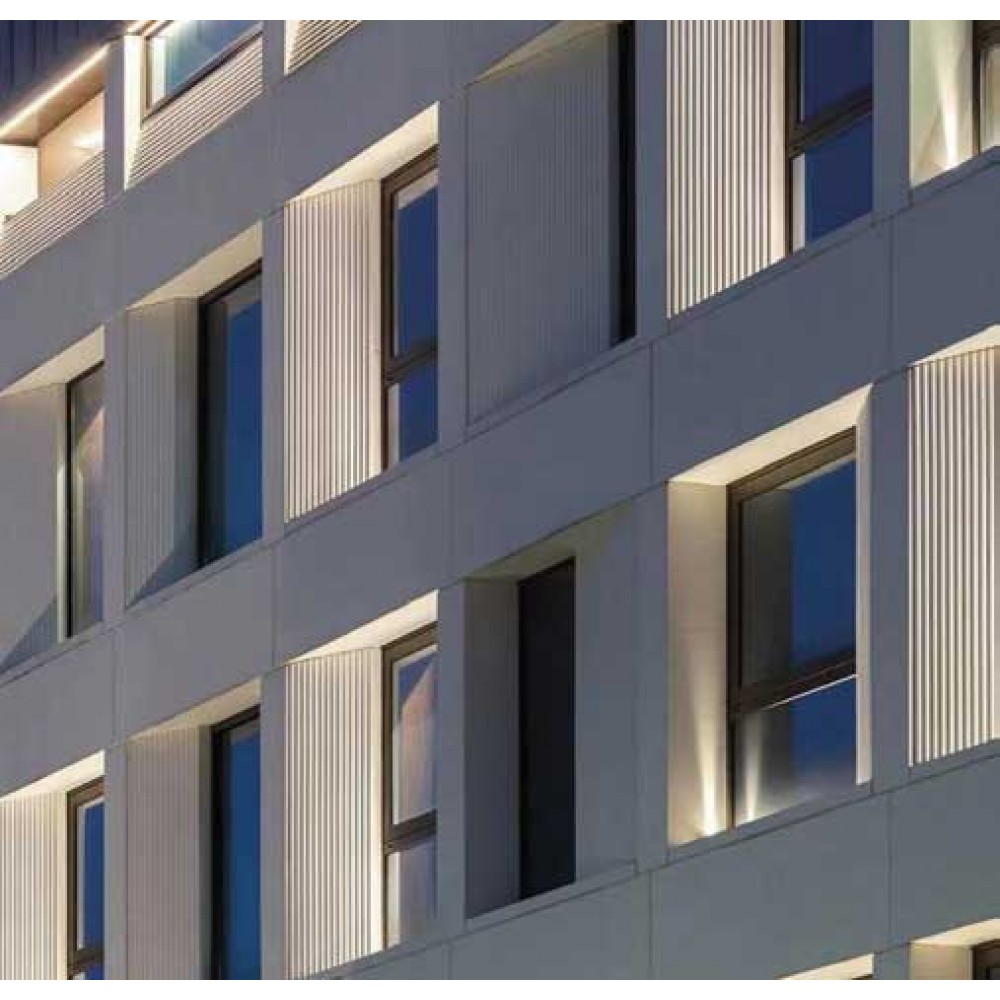 LED Φωτιστικό Παραθύρου Μαύρο 9W IP65 VITRINE - Aca