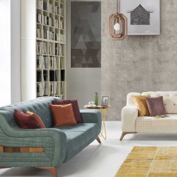 Κρεμαστό Φωτιστικό Μονόφωτο Από Δέρμα Ø24 1xE27 TRITON - ACA Decor