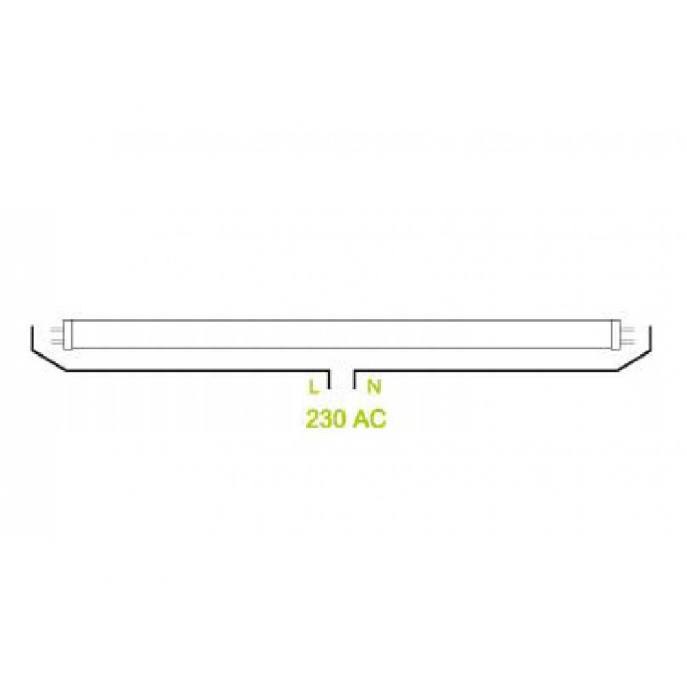 LED SMD T5 Λάμπα 17W 6000K 160° 230V - Diolamp