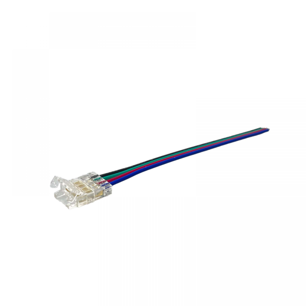 ΚΑΛΩΔΙΟ ΤΡΟΦΟΔΟΣΙΑΣ ΓΙΑ 10mm RGB 5050 LED ΛΩΡΙΔΑ - Aca Lighting