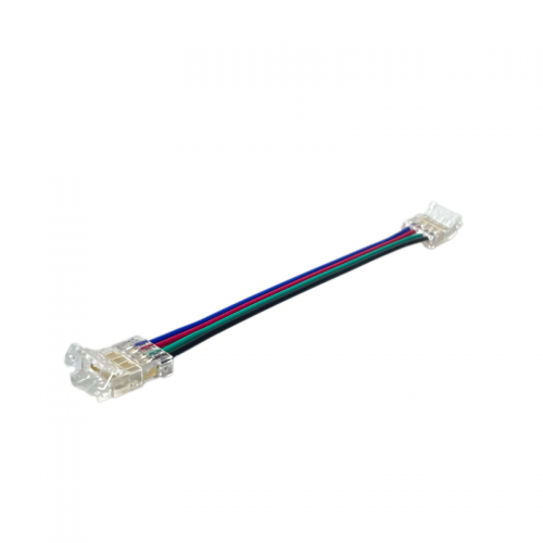ΕΝΔΙΑΜΕΣΟΣ ΣΥΝΔΕΣΜΟΣ ΜΕ ΚΑΛΩΔΙΟ ΓΙΑ 10mm RGB 5050 LED ΛΩΡΙΔΑ - Aca Lighting
