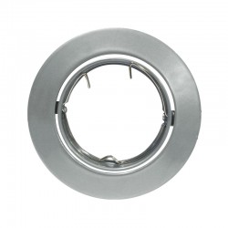 Χωνευτό Κινητό Στρογγυλό Σποτ για GU10 / MR16 Γκρι Μεταλλικό ACA