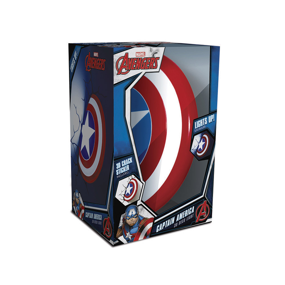 3D Φωτιστικό The Source 3DL – Marvel Captain America Light