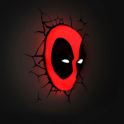 3D Φωτιστικό The Source 3DL Marvel Deadpool 3D Deco Light - 3D Light FX