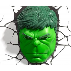 3D Φωτιστικό Marvel Hulk Face 3D Light FX – 3DL