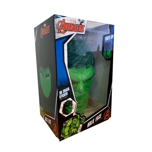 3D Φωτιστικό Marvel Hulk Face 3D Light FX – 3DL