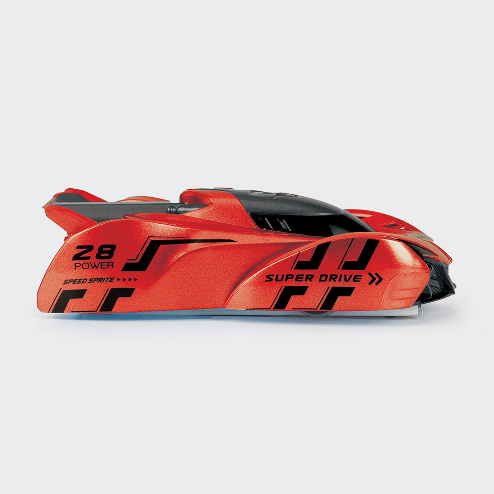 Wall Climbing Super Car – Υπεραυτοκίνητο τηλεκατευθυνόμενο R/C που σκαρφαλώνει τοίχους σε κόκκινο χρώμα