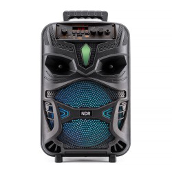 The Source Karaoke Speaker with Mic Ηχείο με λειτουργία karaoke με μικρόφωνο και χειριστήριο σε μαύρο χρώμα (89308)