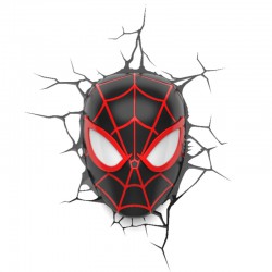 3D Φωτιστικό Marvel Spiderman Miles Morales Face 3D Light FX – 3DL