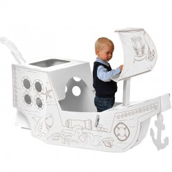 Annahouse Pirate Ship by Allocacoc – Πειρατικό Καράβι Από Χαρτόνι