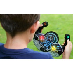 eKids Batman Batmobile Toy Steering Wheel Φουτουριστικό Τιμόνι Batmobile για παιδιά με ενσωματωμένα Sound Effects (BM-157) (Μαύρο/Γκρι)
