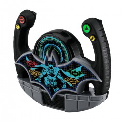 eKids Batman Batmobile Toy Steering Wheel Φουτουριστικό Τιμόνι Batmobile για παιδιά με ενσωματωμένα Sound Effects (BM-157) (Μαύρο/Γκρι)