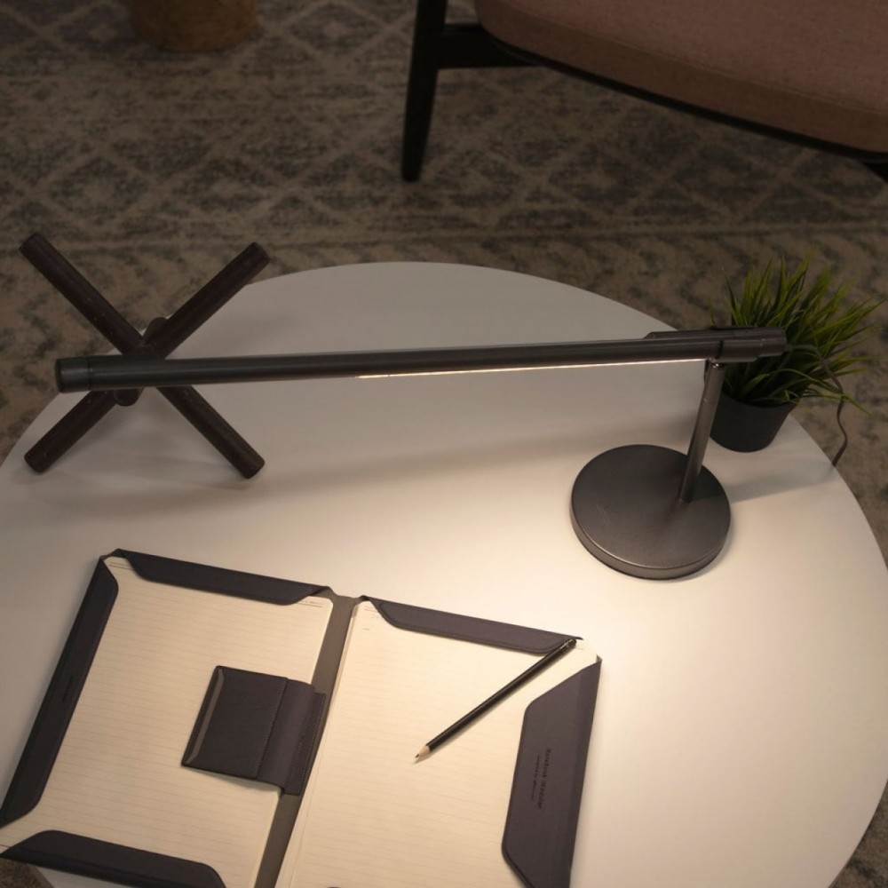 Φωτιστικό Γραφείου Με Διακόπτη Αφής Σε Γκρι Σώμα Και Θερμό Φωτισμό LightStrip - Allocacoc