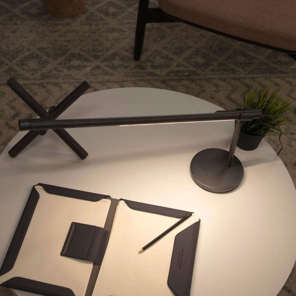 Φωτιστικό Γραφείου Με Διακόπτη Αφής Σε Γκρι Σώμα Και Θερμό Φωτισμό LightStrip - Allocacoc