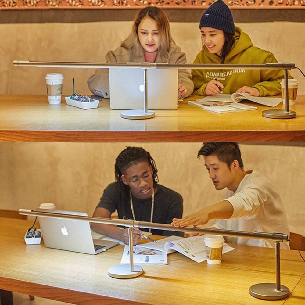 Φωτιστικό Γραφείου Με Διακόπτη Αφής Σε Γκρι Σώμα Και Θερμό Φωτισμό LightStrip - Allocacoc