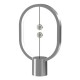 Allocacoc Heng Balance Mini - Aluminum Lamp Ellipse - Type-C Διακοσμητική Λάμπα Με Μαγνητικό Διακόπτη (Silver)