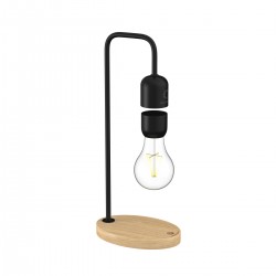 Μαγνητικό Αιωρούμενο Επιτραπέζιο Φωτιστικό Μαύρο Levitating Light Bulb - Allocacoc