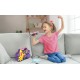 eKids Encanto Boombox Karaoke & Ενσύρματο Μικρόφωνο για παιδιά με ενσωματωμένη μουσική, φωτισμό, Sound Effects (EN-115) (Κίτρινο/Μωβ/Ροζ)