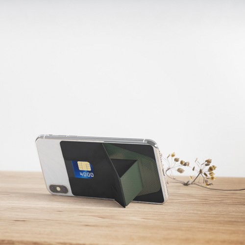 DesignNest FoldStand |Phone + cardholder| Αόρατο Αναδιπλούμενο Stand Κατάλληλο Για Smartphone (Grey)